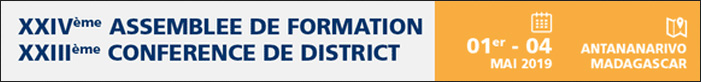entete - XXIIIeme Conférence du District 9220 - Rotary International